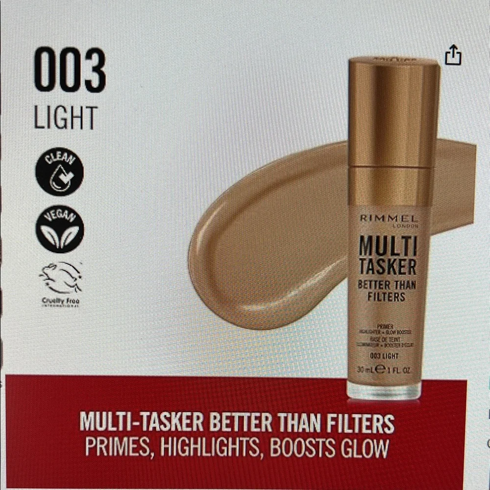 Bundle of Rimmel Makeup - Foundation -,2 eye palettes and a gloss